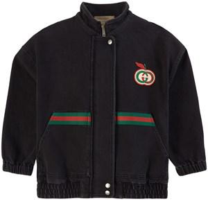 Kids - Gucci Black Apple Denim Jacket 6 years - Coats and jackets - 6 years - Black