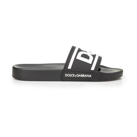 Dolce & Gabbana, Flip Flops Czarny, Mężczyzna, Rozmiar: 43 EU