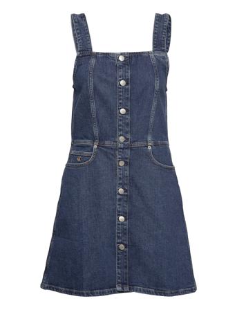 Button Down Tank Dress Blue Calvin Klein Jeans