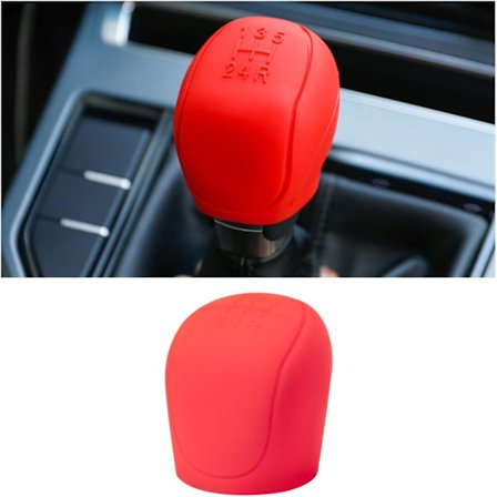 Bil Gearknop Cover, Silikone Auto Gearknop Cover Beskyttelse, Anti-Slip Bil Gearknop Beskytter, Silikone Håndbremse Gearstangs Cover