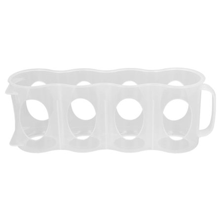 Gjennomsiktig gjenbrukbar boks for oppbevaring av drikkebokser