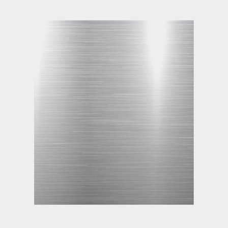 Frente de puerta para refrigerador 1852-Marine CR65 (se puede cortar para CR50), plata