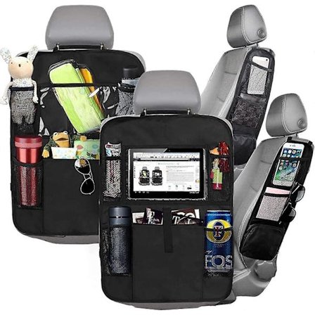 Bilryggstödsskydd och Organizer 4-pack, Lätt att rengöra och hålla bilen ren