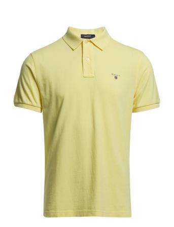 Original Pique Ss Rugger Polos Short-sleeved Gul GANT