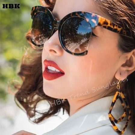 Top Oversized Sunglasses Fashion Women Large Size Vintage Brand Designer UV400
