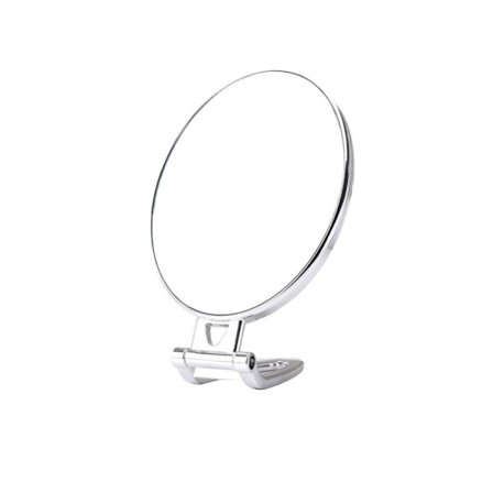 Sminkspegel Dubbelsidig spegel SILVER ELLIPTICAL ELLIPTICAL