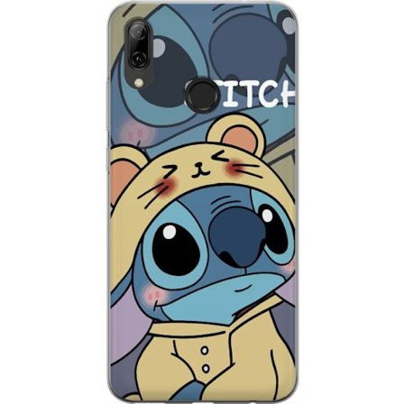 Kompatibelt Mobildeksel til Huawei Huawei P smart 2019 Stitch med surfebrett søt blå alien Disney