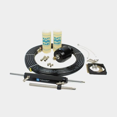 Hydraulische besturingspakket Mavimare & Mancini GF150BET, voor aandrijving voor binnenboordmotoren met servo + stuurpomp + hydraulische slang + olie 