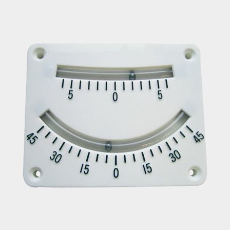 Clinomètre / krängningsmätare bateau, +/- 45°, blanc
