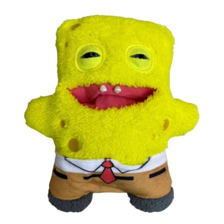 Fuggler Tand Grim Monster Plys Sød Uhryggelig Plyslegetøj Sjov Unik Udstoppede Dukke Gave til Børn & Samlere