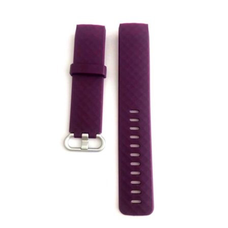 Fitbit Charge 3 mjukt klockarmband - mörklila