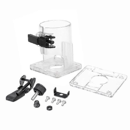 Trimmer Base Bundplade Træbearbejdning Kantfræser egnet til Makita RT0701C/Worx WU601 Batteri Elektrisk Trimmermaskine 3700-4B