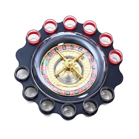 12 Kopper Russisk Roulette Hjul Spindende Vinglas Spil Ktv Roulette Spil Vinglas Spindende Wh