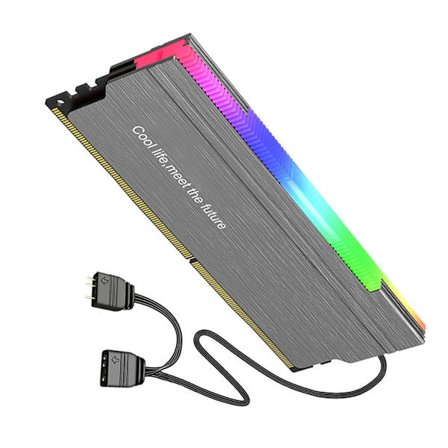Programmerbar ARGB LED Minnekjølevifte DDR4 DDR5 Stasjonær Bærbar Heatsink