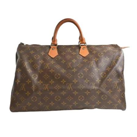 Louis Vuitton Vintage Pre-owned Canvas handTass , Bruin , Dames , Maat: ONE Size Vintage Tassen