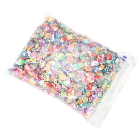 3000 kpl Savihelmet Sileät Kevyet Vedenpitävät DIY Savihedelmäviipaleet Käsintehtyyn Koristeluun