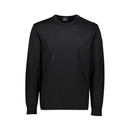 Paul & Shark, O-neck knitwear 11311032 Czarny, Mężczyzna, Rozmiar: XL