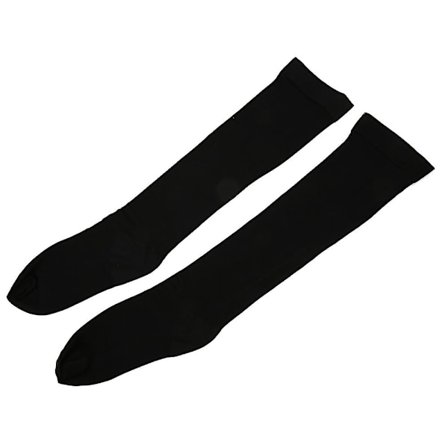 2024 Utomhus Sport Kompressionsstrumpor Thining Vad Ven Elastiska Strumpor Tryck Åderbråck Formning Svartnära tå