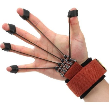 Finger Extensor Treningsapparat Hånd Yoga Motstandsbånd Styrketrener