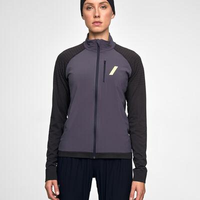 Dæhlie - JACKET SEAMLESS PUSH WMN - Light Grey Melange - M/L