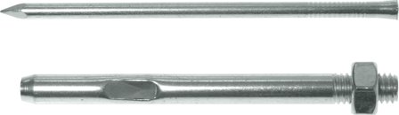 Gunnebo Z400532 Hemaspiker FZB, 50-pakning 115 x 8 mm, med gjenge, Innfesting