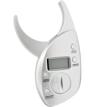 (50mm)Digital LCD Kroppsfettsmätare Hudveckstjocklek