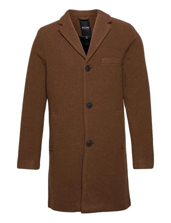 Onsjaylon Wool Coat Otw Outerwear Coats Winter Coats Ruskea ONLY & SONS
