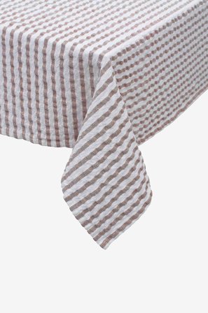 Svanefors - Pöytäliina Agata - Ruskea - Pöytäliinat - 145X280 - - Homeroom