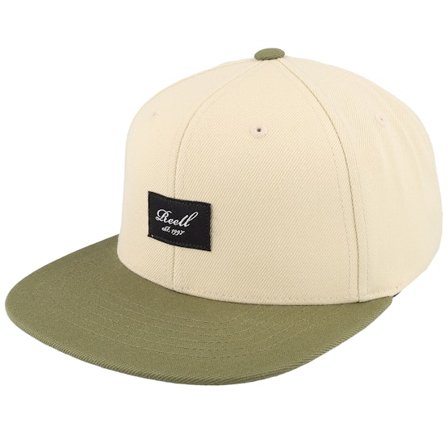 Reell - Beige snapback Cappellino - Pitchout Cap Oatmeal/Olive Snapback @ Hatstore