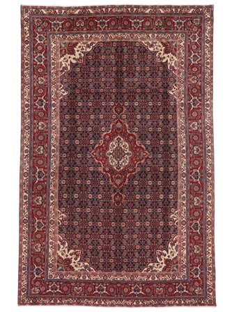 Medallion Hamadan Shahrbaf Rug 199X312 Wool