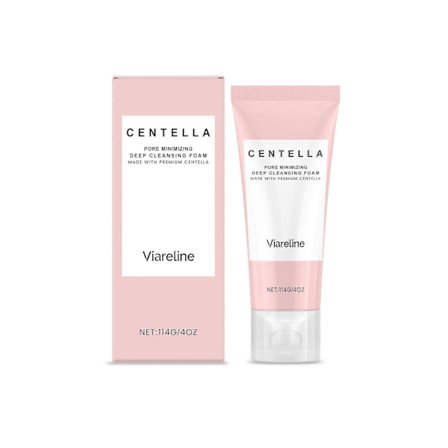 Viareline Ansiktsrens Dyprensende Ansiktspleie Skånsom Rengjøring Uten Stramhet