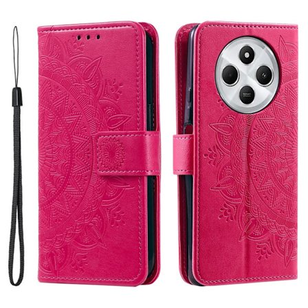 SKALO Xiaomi Redmi 14C Mandala Flip Cover - Pink