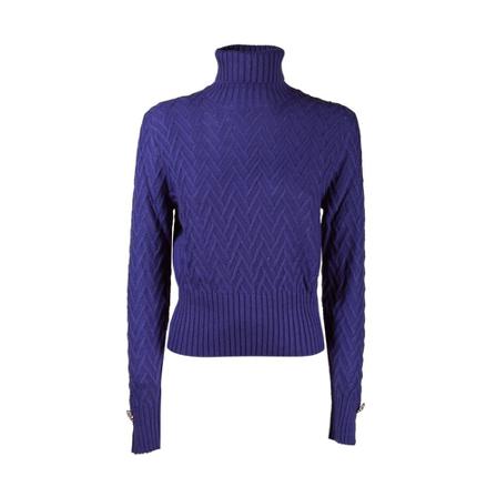 Liu Jo, Turtlenecks Blauw, Dames, Maat:XS
