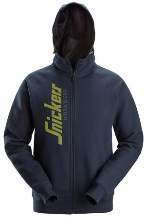 Snickers Workwear 2846-9500 Hettegenser med logo, marineblå Marineblå, Klær