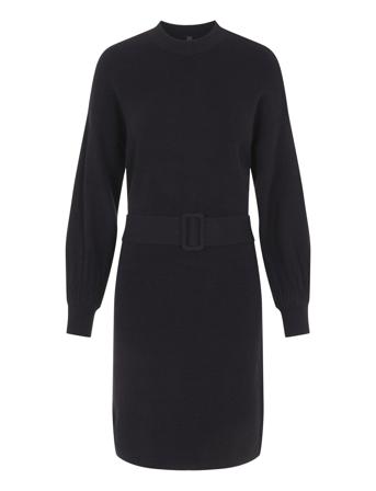 Yashenry Ls Knit Dress S. Black YAS