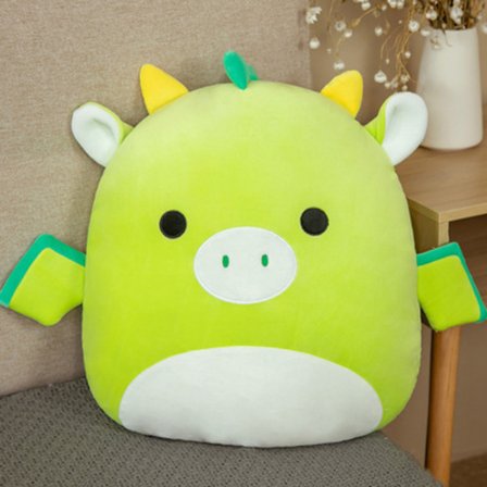 20 cm Squishmallow pute koselig leketøy ROSA HUND ROSA HUND