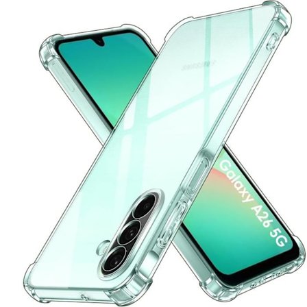Coque til Samsung Galaxy A26 5G - Phonillico - Stødabsorberende - Fleksibel - Gennemsigtig - Glat