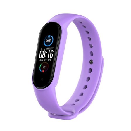 Xiaomi Mi Band 5 hållbar klockarmband - ljuslila