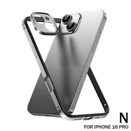 Mobiltelefoncovers Silikone Metalramme Til IPhone 16/16Pro/16Pro Max LGL