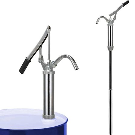 55 gallonan tynnyripumppu viputoiminen tynnyripumppu 5–55 gallonan tynnyreille, tynnyripumppu, manuaalinen öljytynnyripumppu, täydellinen 