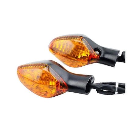 Motorcykel Blinkers Lampa för CBR500R CBR650F CB650F CB500F CB500X - Svart/Gul