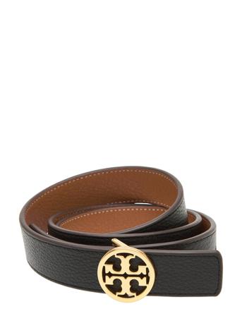 1" Reversible Logo Belt Vyö Musta Tory Burch