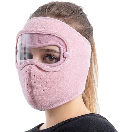 Varm vinter komplett utomhusmask för vindskydd, andningsbart anti-damm för män och kvinnor