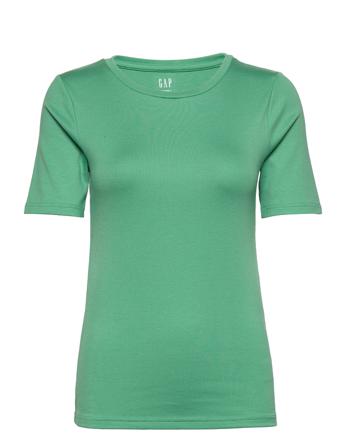 Modern Crewneck Half Sleeve T-Shirt Green GAP
