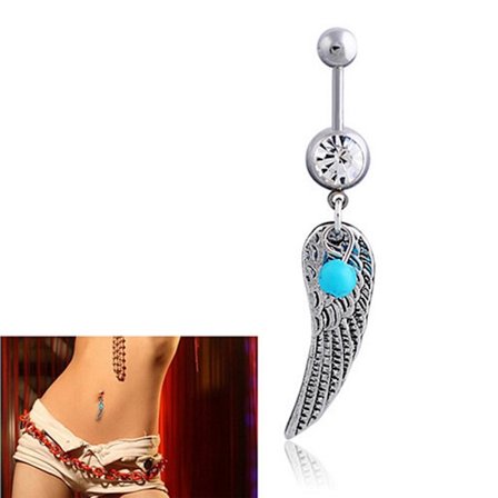 Navelpiercing Piercing smycken Turkos