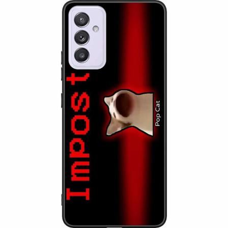 Samsung Galaxy A82 5g Svart Skal Pop Cat Meme