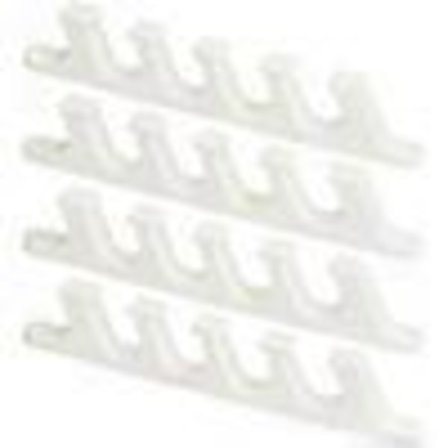 5-positions justeringsbeslag til udendørs terrassestol, ryglænsstøtte, reservedele, 4 stk. plastikbeslagssæt