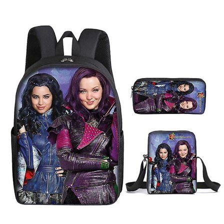 2024 Ny Descendants Ryggsäck Tredjelig Ryggsäck Seriefigur Student Ryggsäck Axelväska Pennfodral 3
