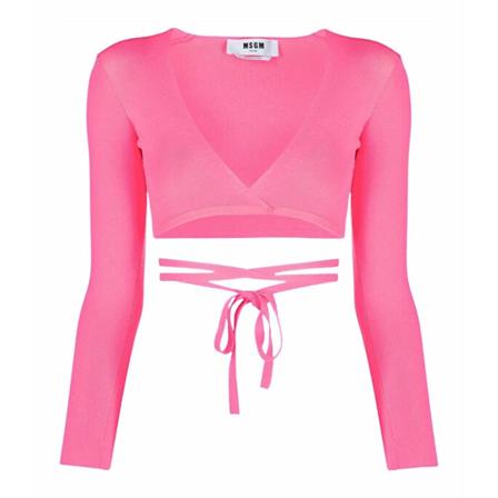 Msgm, Sweatshirts Roze, Dames, Maat:S