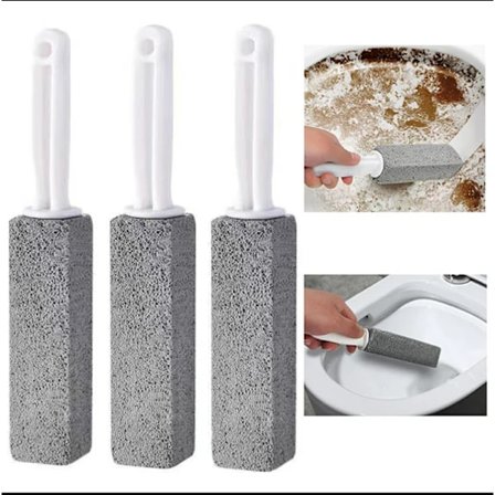 Pumistobrush för toalett, hemstädning, långt handtag
